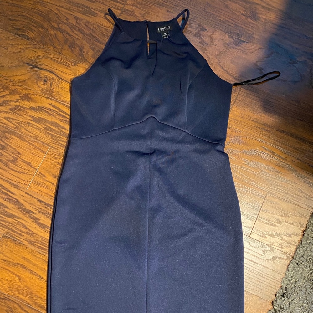 Navy blue formal dress